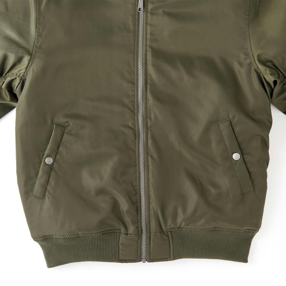 カインズ 裏アルミ仕様MA-1タイプジャケット LL カーキ(販売終了