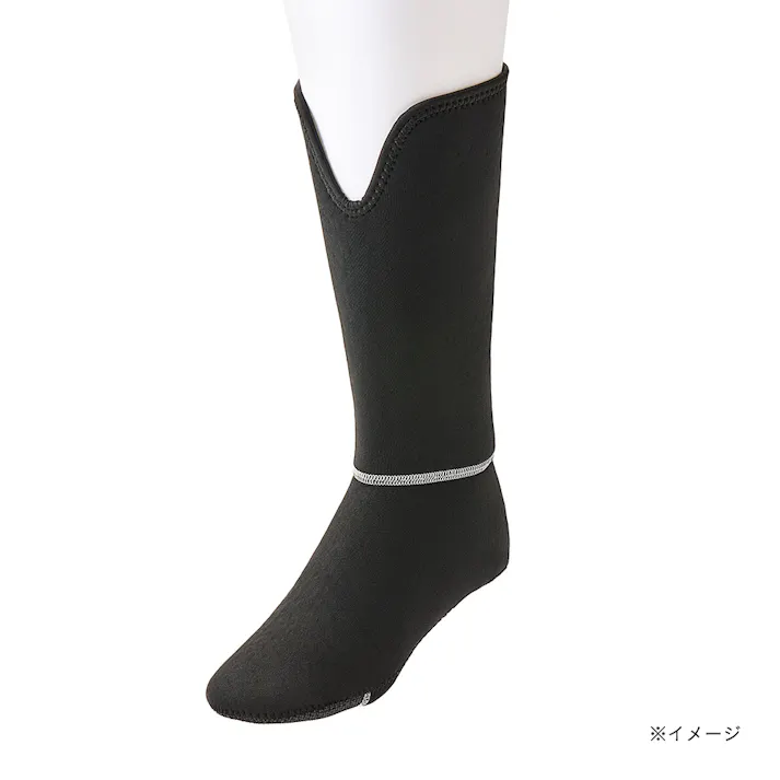 カインズ 防寒ロングインナーソックス 3L ブラック