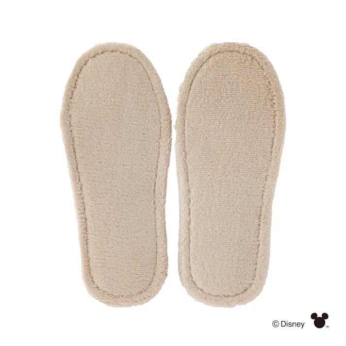 履いて歩くだけで掃除もできるスリッパ ミッキーマウス 23~25cm