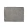 ふんわりコットンバスマット ボーダー グレー 35×50cm 18345