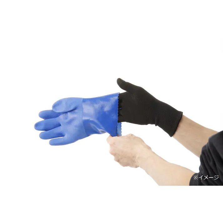 カインズ タッチパネル対応インナー手袋 ブラック