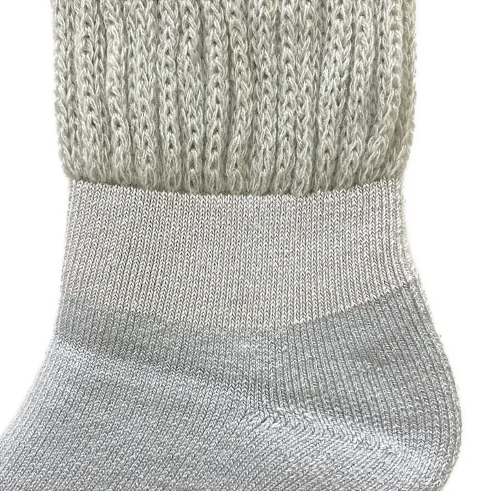 カインズ あったか靴下 ミドル丈 グレー 23.0cm-25.0cm