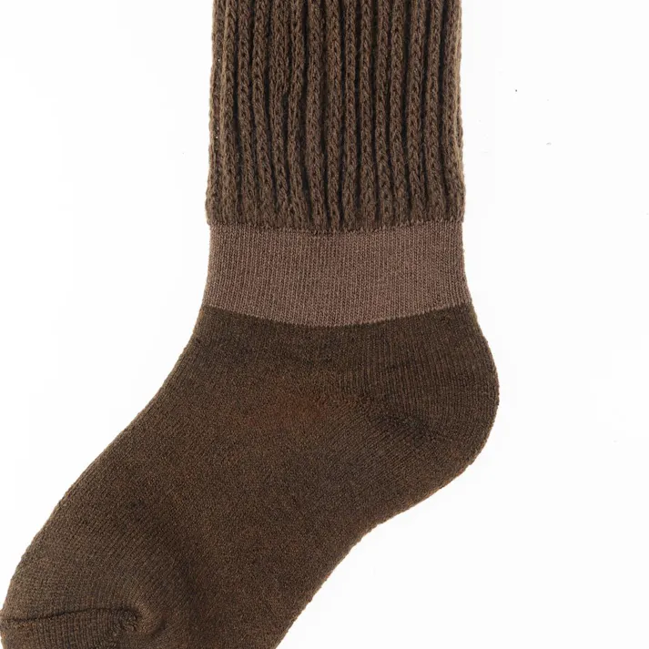 カインズ あったか靴下 ロング丈 ブラウン 25.0cm-27.0cm