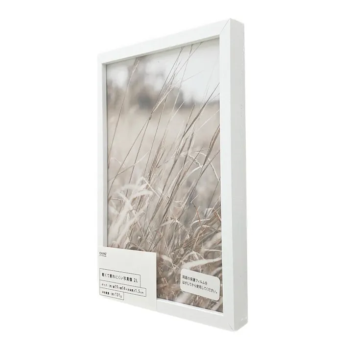 カインズ 軽くて割れにくい写真額 ホワイト 2L