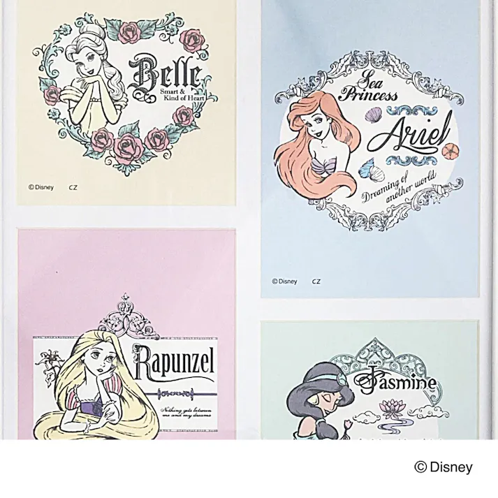 カインズ 軽くて割れにくい写真額 ホワイト A4 ディズニープリンセス