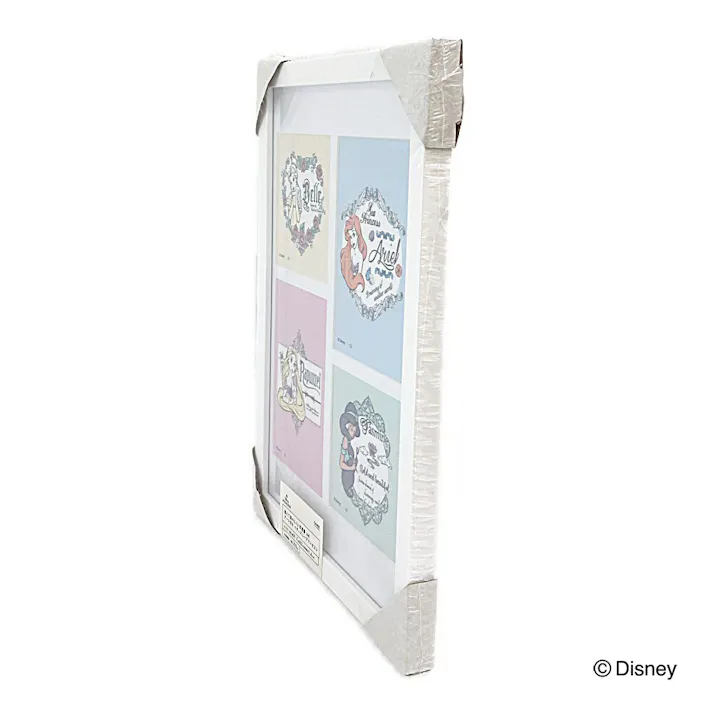 カインズ 軽くて割れにくい写真額 ホワイト A4 ディズニープリンセス