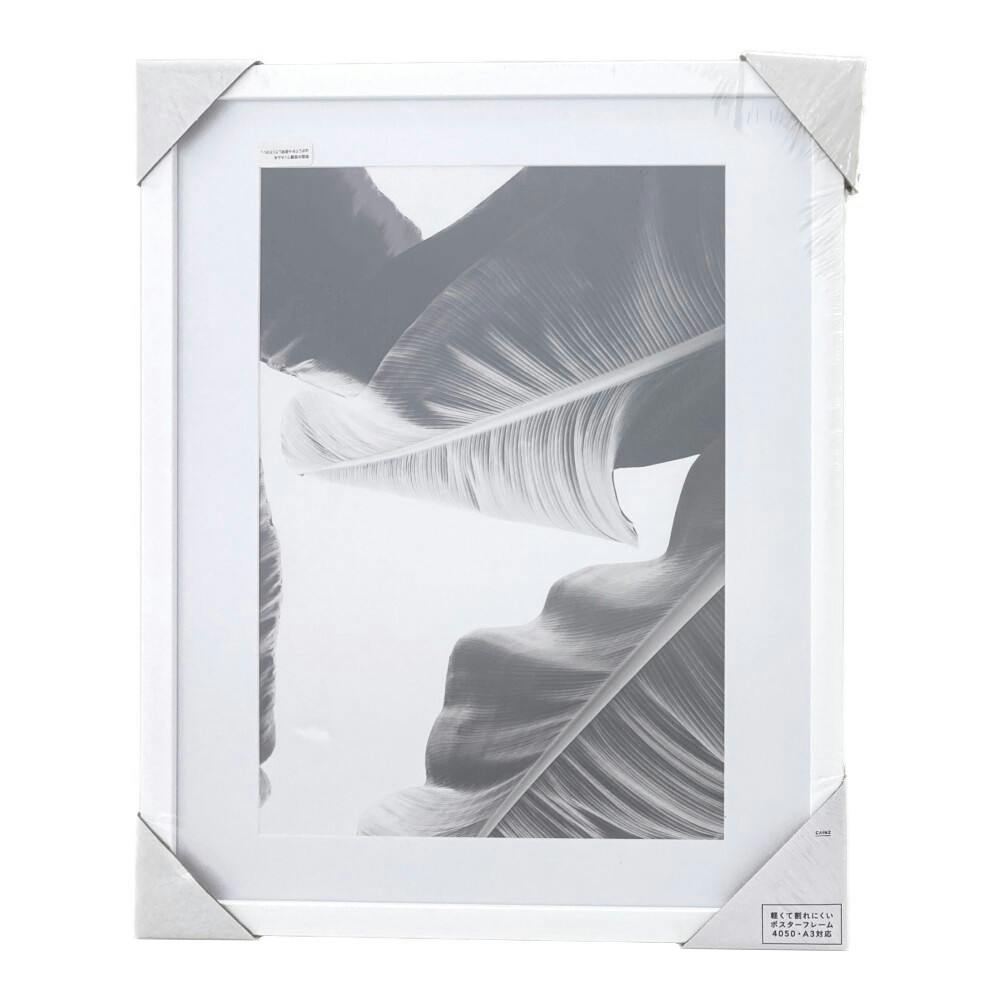 カインズ 軽くて割れにくいポスターフレーム A3サイズ ホワイト