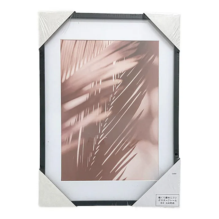 カインズ 軽くて割れにくいポスターフレーム ブラック B4サイズ