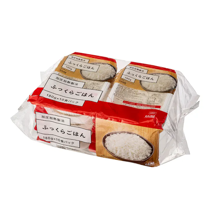加圧加熱製法 ふっくらごはん 180g×10食パック