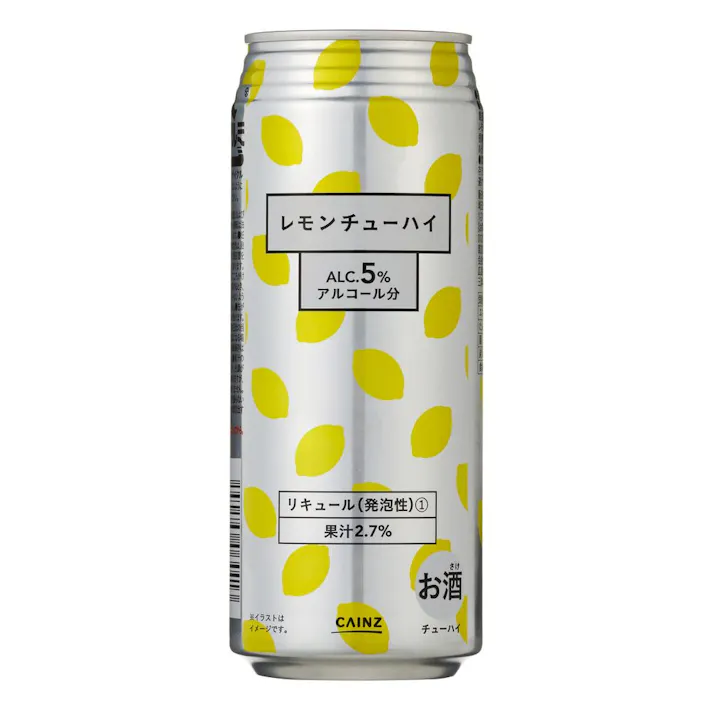 【ケース販売】CAINZ レモン 500×24本