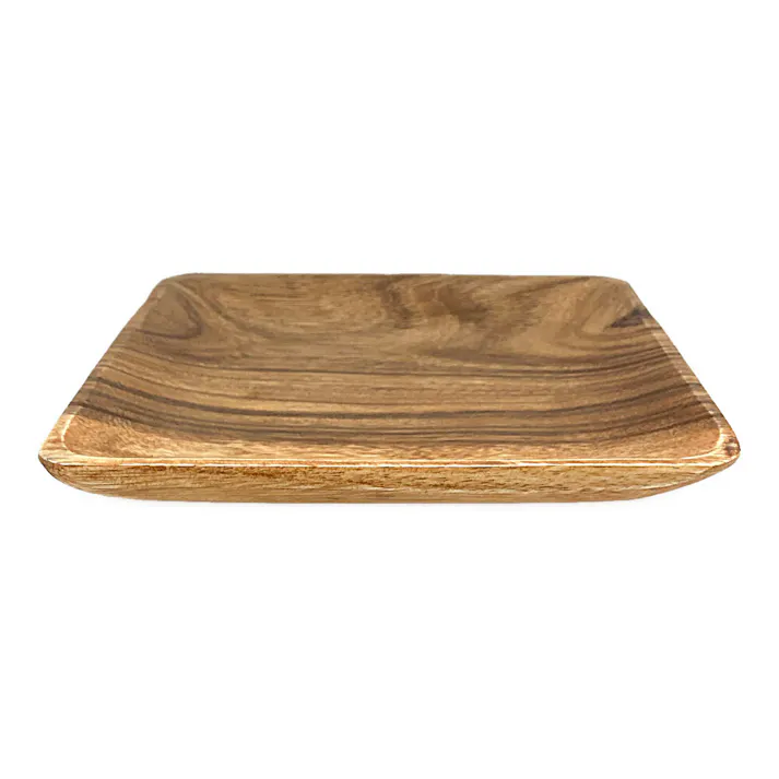 アカシア スクエアプレート 21cm