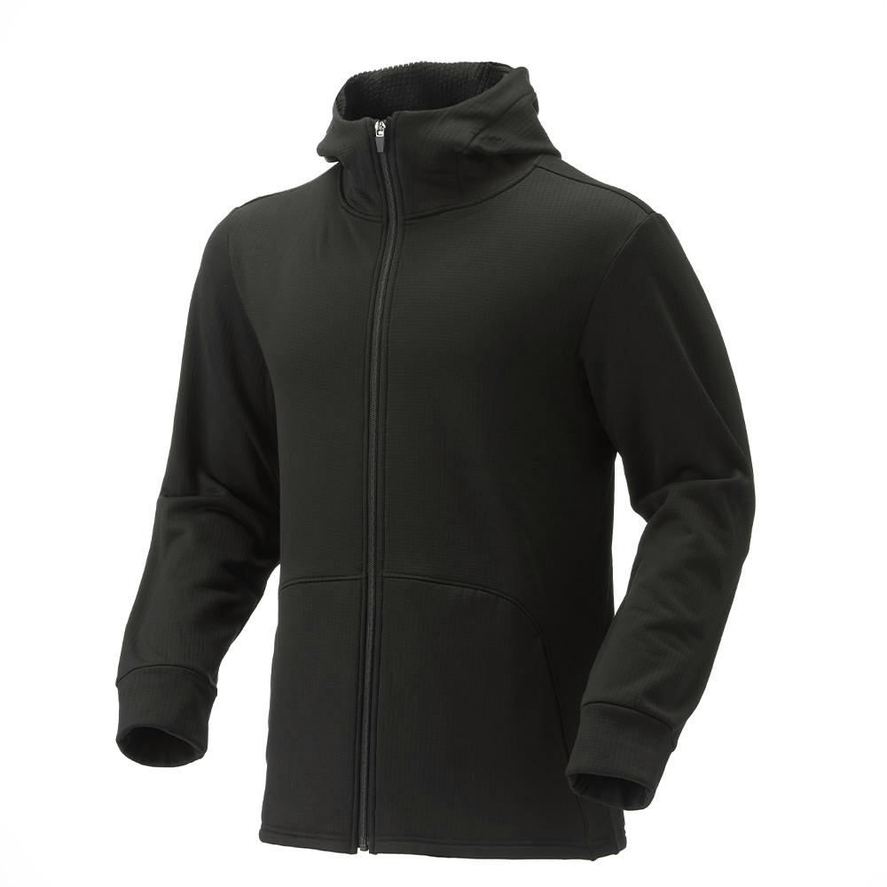 カインズ ホットファイン ブロックフリースパーカー 3L ブラック