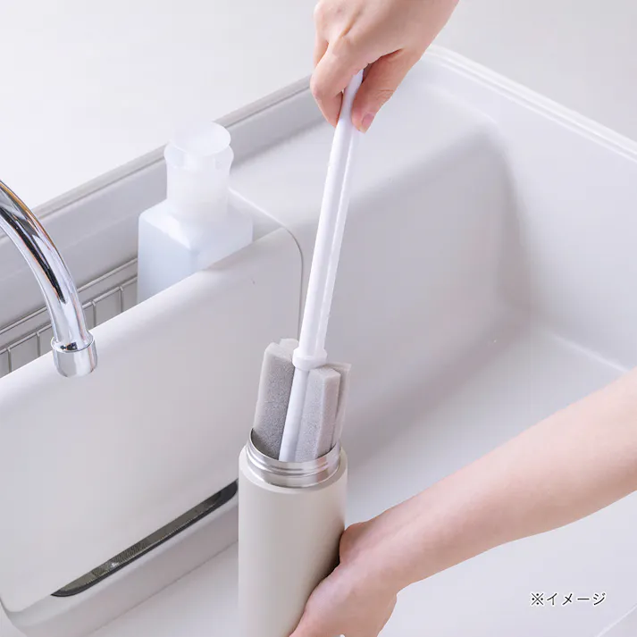 とりかえスポンジ用ハンドル 泡立ちスポンジ付き