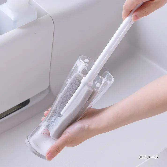 とりかえスポンジ用ハンドル 泡立ちスポンジ付き