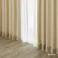 4枚組カーテン プレーン ベージュ 幅100×丈135cm