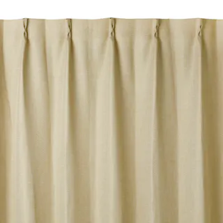 4枚組カーテン プレーン ベージュ 幅100×丈178cm