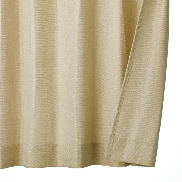 4枚組カーテン プレーン ベージュ 幅100×丈200cm