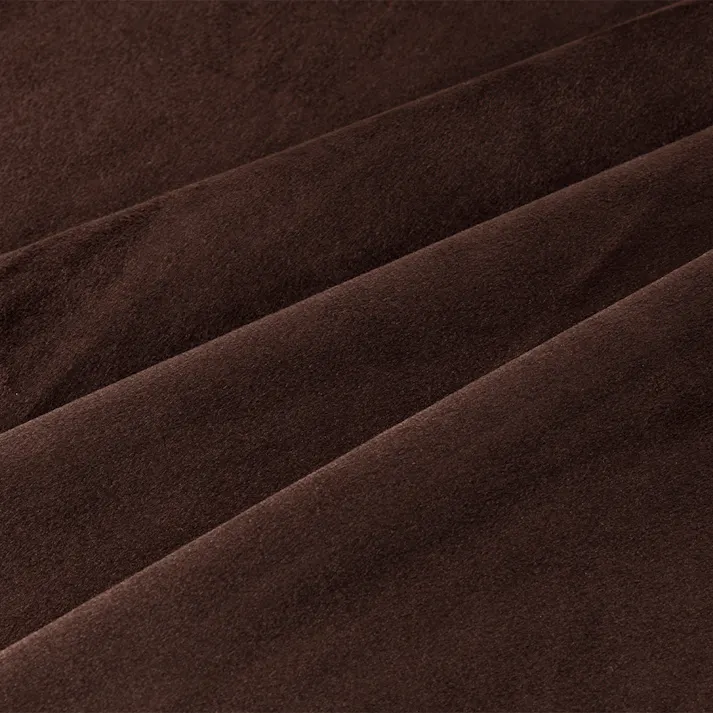 遮光4枚組カーテン ベルべ ブラウン 幅100×丈210cm