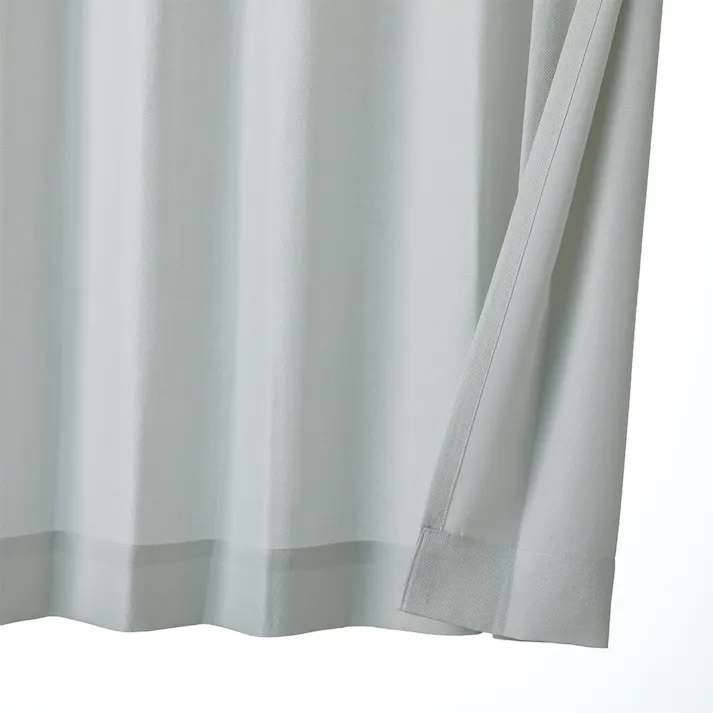 4枚組カーテン スポット ホワイト 幅100×丈110cm