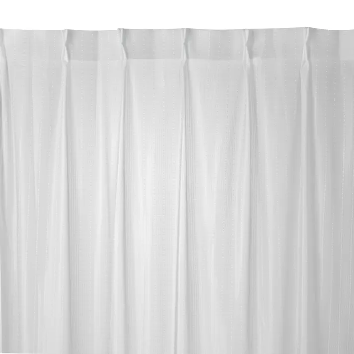 遮光4枚組カーテンドットライン グレー 幅100×丈200cm