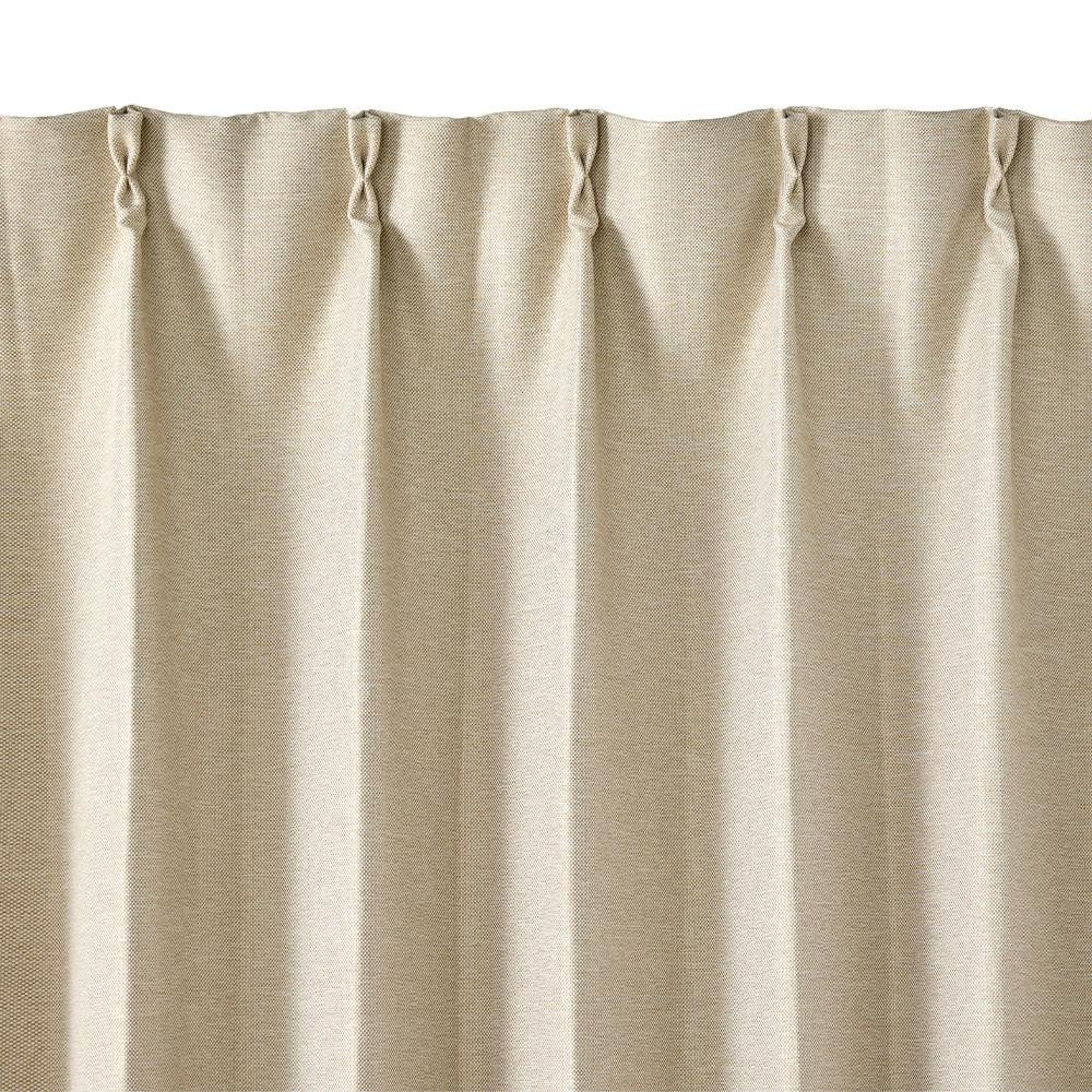 防炎遮光カーテン メホラール アイボリー 200×230cm 1枚入【別送品