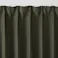 防炎遮光カーテン メホラール フォレストグリーン 100×190cm 2枚組【別送品】