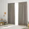 防炎遮光カーテン メホラール シルバーグレー 100×200cm 2枚組【別送品】