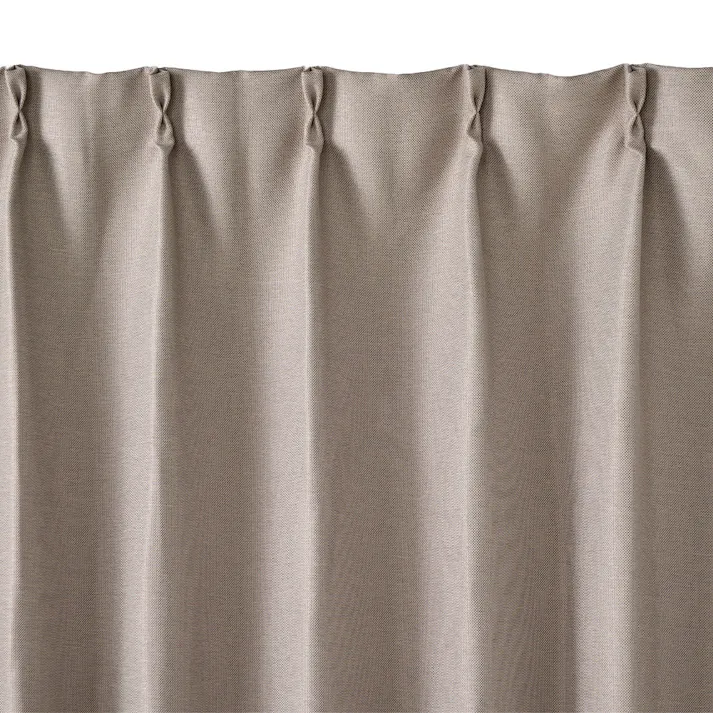 防炎遮光カーテン メホラール シルバーグレー 150×230cm 2枚組【別送品】