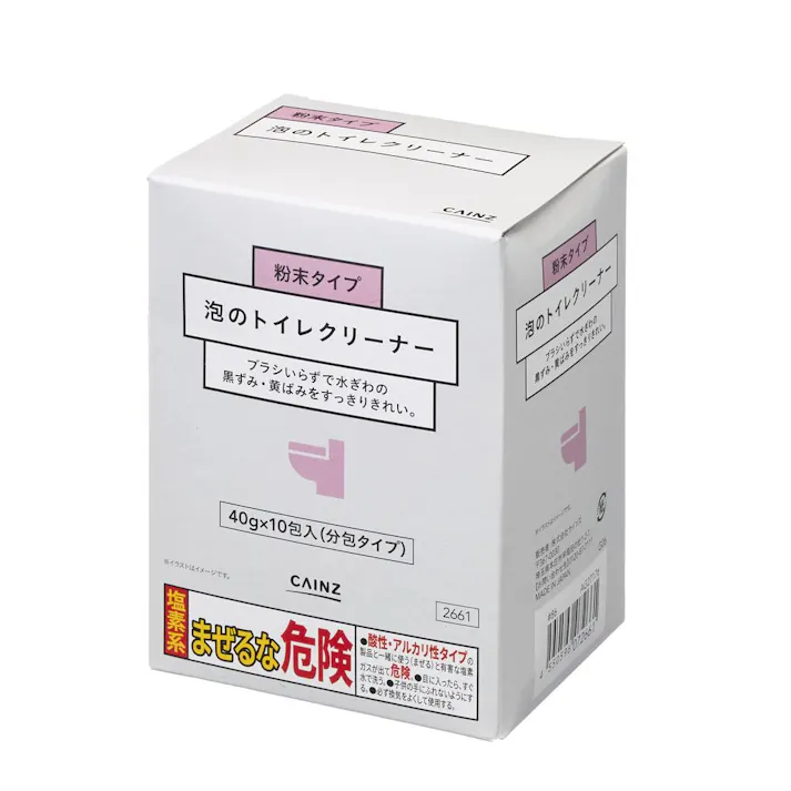 泡のトイレクリーナー 40g×10包