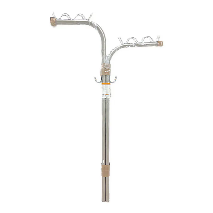 カインズ フック付きステンレス物干し台 段違い CLM-02