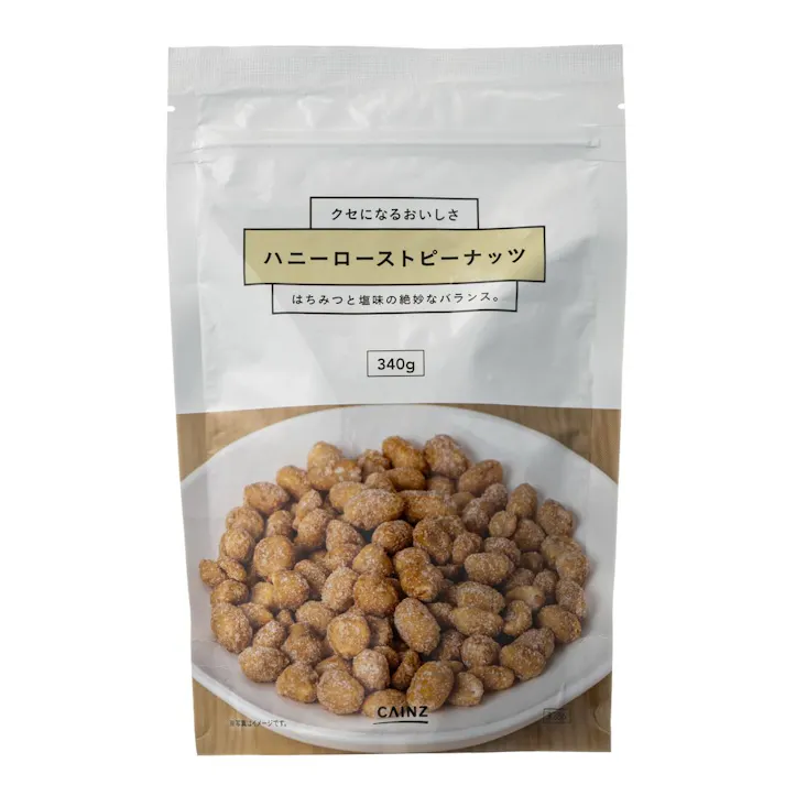 ハニーローストピーナッツ 340g