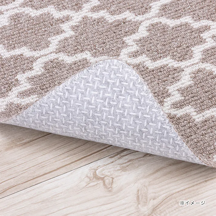 洗えるキッチンマット モロッカン 60×240cm 厚み5mm 洗濯機可