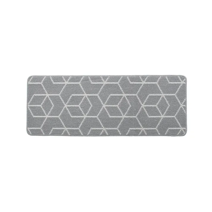 洗えるキッチンマット 幾何柄 幅45cm 奥行120cm