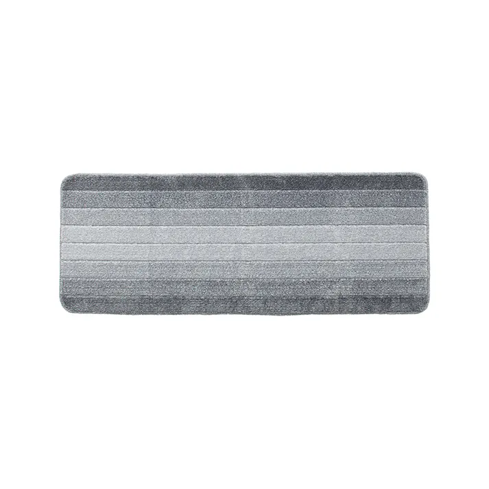 洗えるキッチンマット ボーダーグレー 45×120cm 厚み8mm 洗濯機可