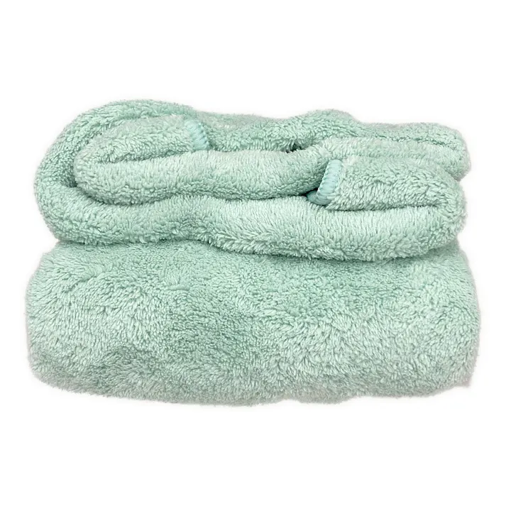 マイクロファイバー吸水バスタオル ミントグリーン