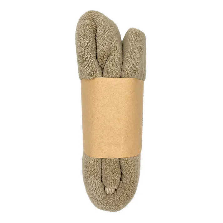 マイクロファイバー吸水スリムバスタオル モカベージュ