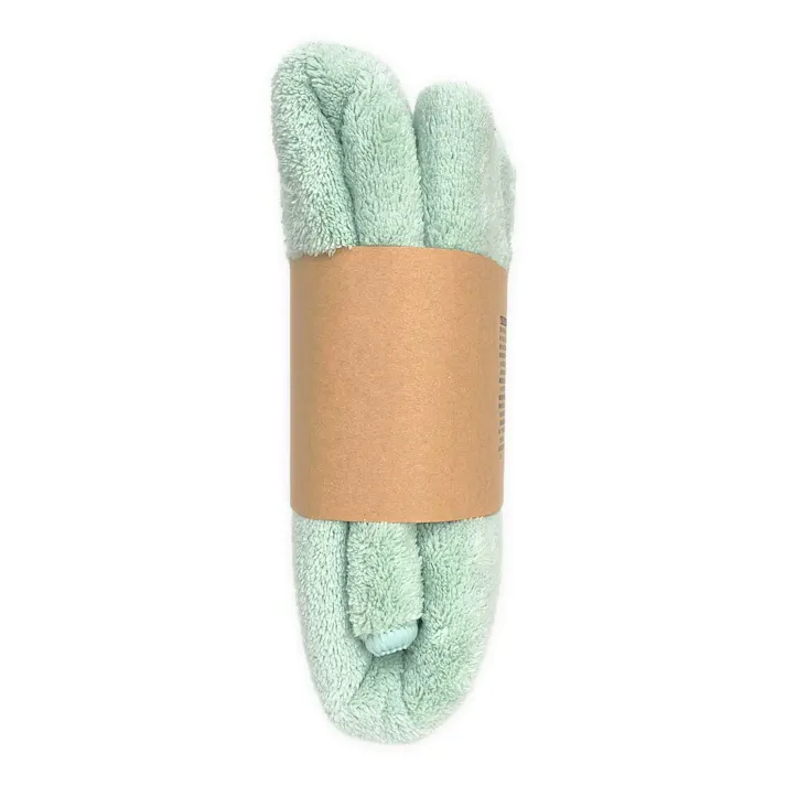 マイクロファイバー吸水スリムバスタオル ミントグリーン