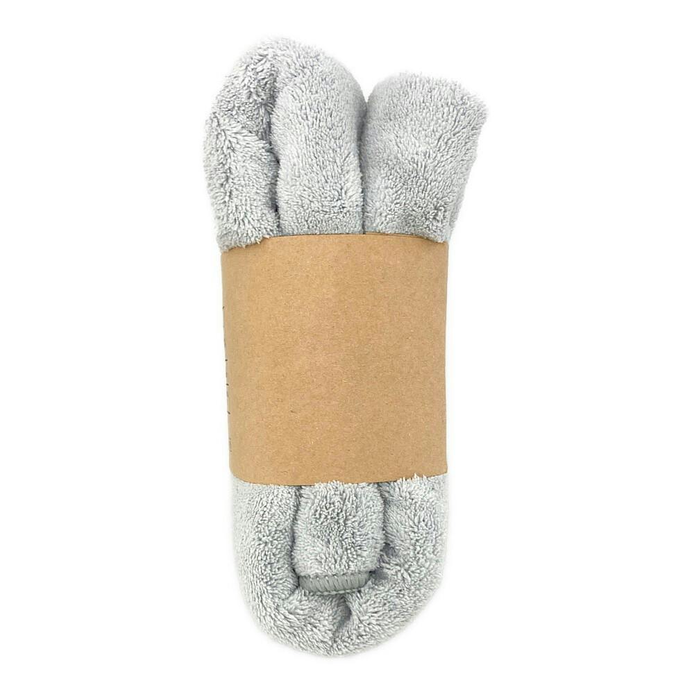 マイクロファイバー吸水スリムバスタオル ライトグレー | タオル