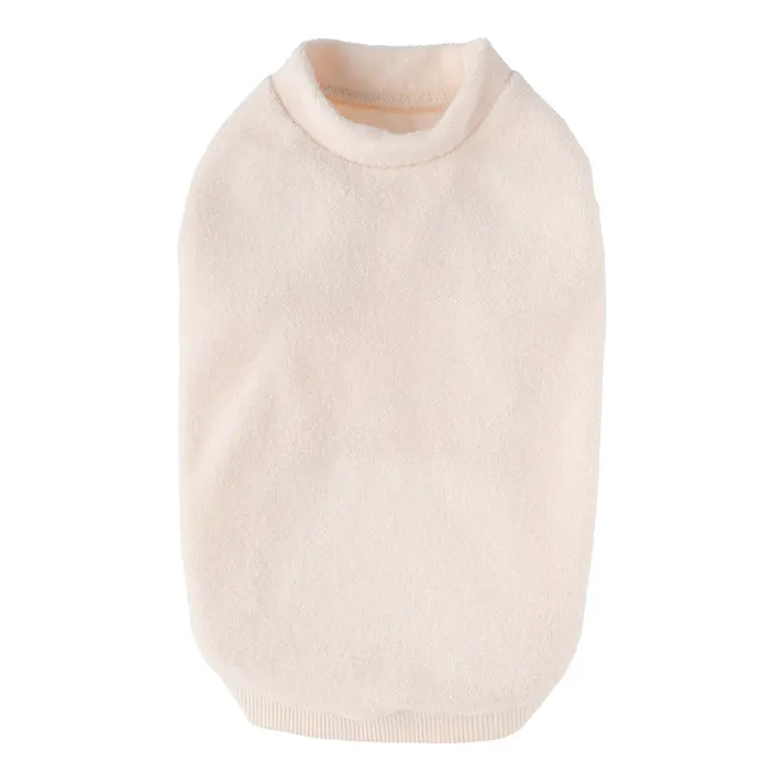 【送料無料】タオルカットソー ピンク MDサイズ ペット服(犬の服)