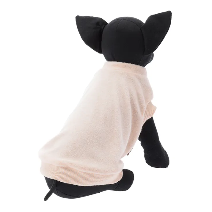 【送料無料】タオルカットソー ピンク MDサイズ ペット服(犬の服)