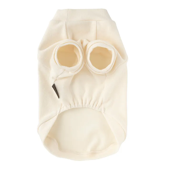 【送料無料】袖付きカットソー ベージュ SSサイズ ペット服(犬の服)(販売終了)