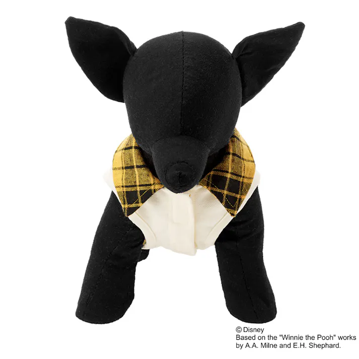 【送料無料】重ね着風カットソー くまのプーさん Lサイズ ペット服(犬の服)(販売終了)