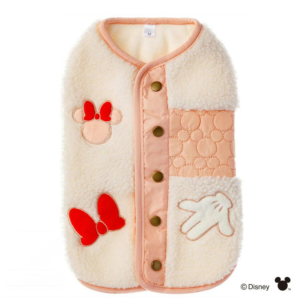 送料無料】ミニーマウスボアベスト SSサイズ ペット服(犬の服)(販売