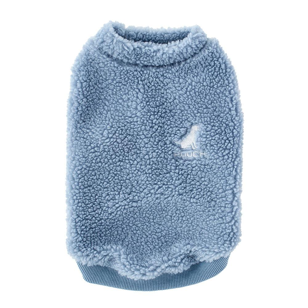 送料無料】ワンポイントボアトレーナー ブルー Mサイズ ペット服(犬の