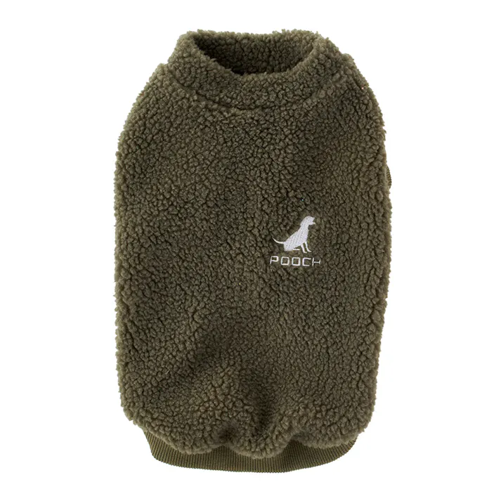 【送料無料】ワンポイントボアトレーナー グリーン Lサイズ ペット服(犬の服)(販売終了)