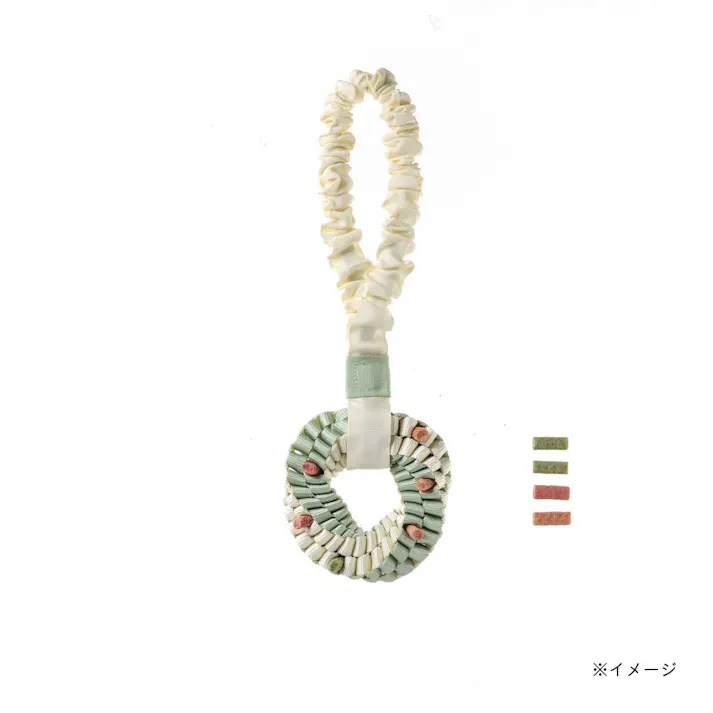 トリーツがはいるロープ玩具 リング M