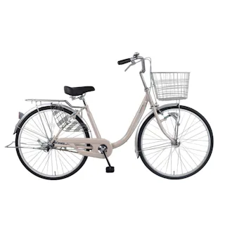 【自転車】25年モデル Uフレーム軽快車 GAVLE2 24インチ ベージュ