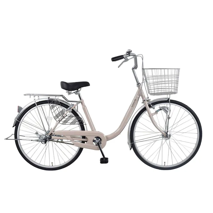 【自転車】25年モデル Uフレーム軽快車 GAVLE2 24インチ ベージュ
