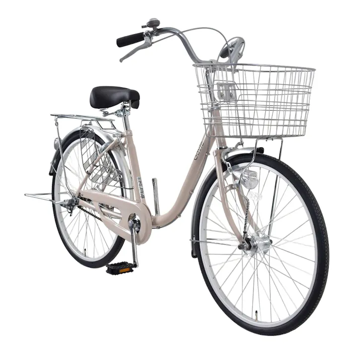 【自転車】Uフレーム軽快車 GAVLE2 26インチ ベージュ