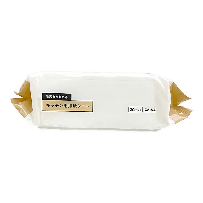 油汚れが取れるキッチン用掃除シート 30枚入